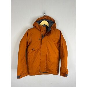 MEC Mountain Equipment Coop Boys Orange Insulated Winter Parka‎ Ski Jacket 10